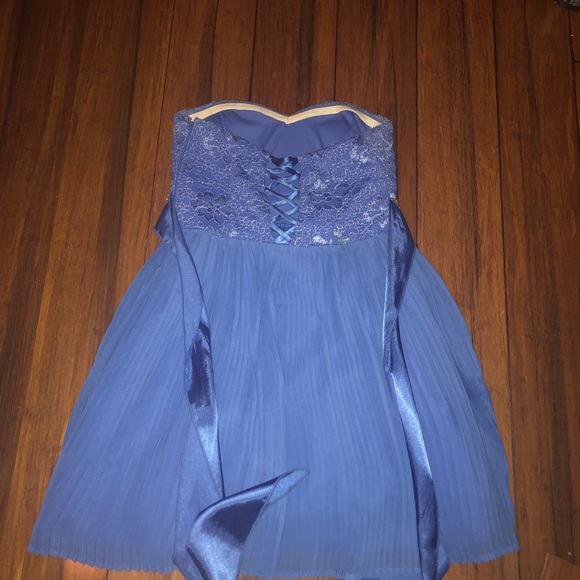 Formal Periwinkle Dress - Picture 2 of 2